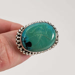   Spider Turquoise Ring | 925 Sterling Silver | Size 8 