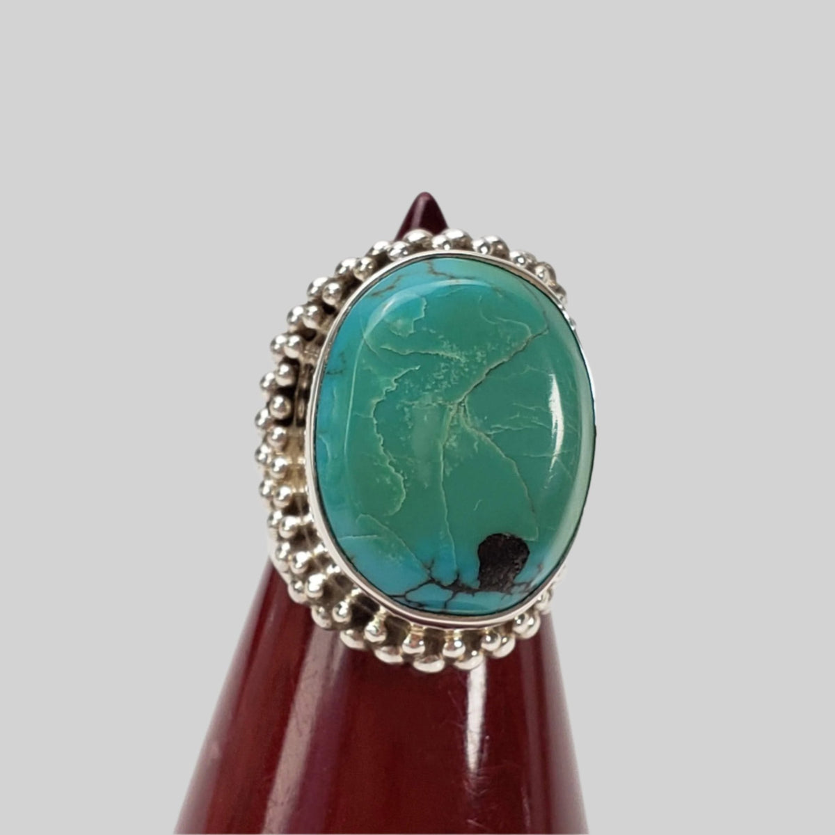   Spider Turquoise Ring | 925 Sterling Silver | Size 8 