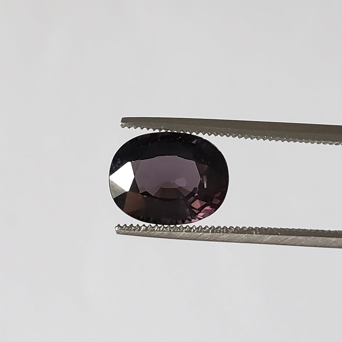  Spinel Oval Cut Deep Purple 10x7.8mm 3.0ct 