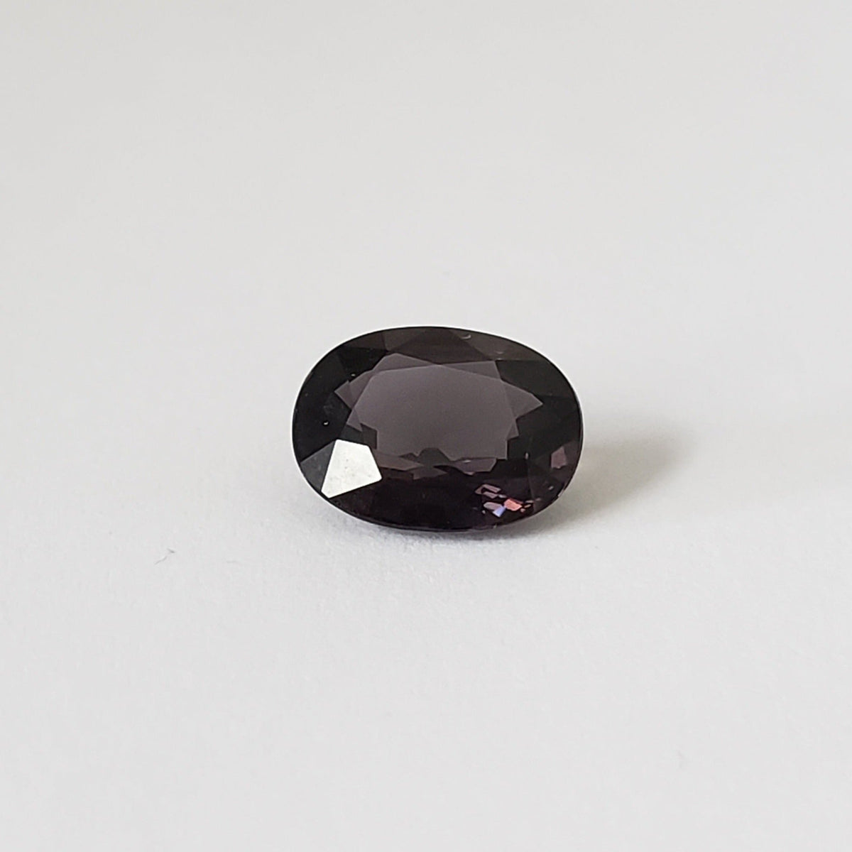  Spinel Oval Cut Deep Purple 10x7.8mm 3.0ct 