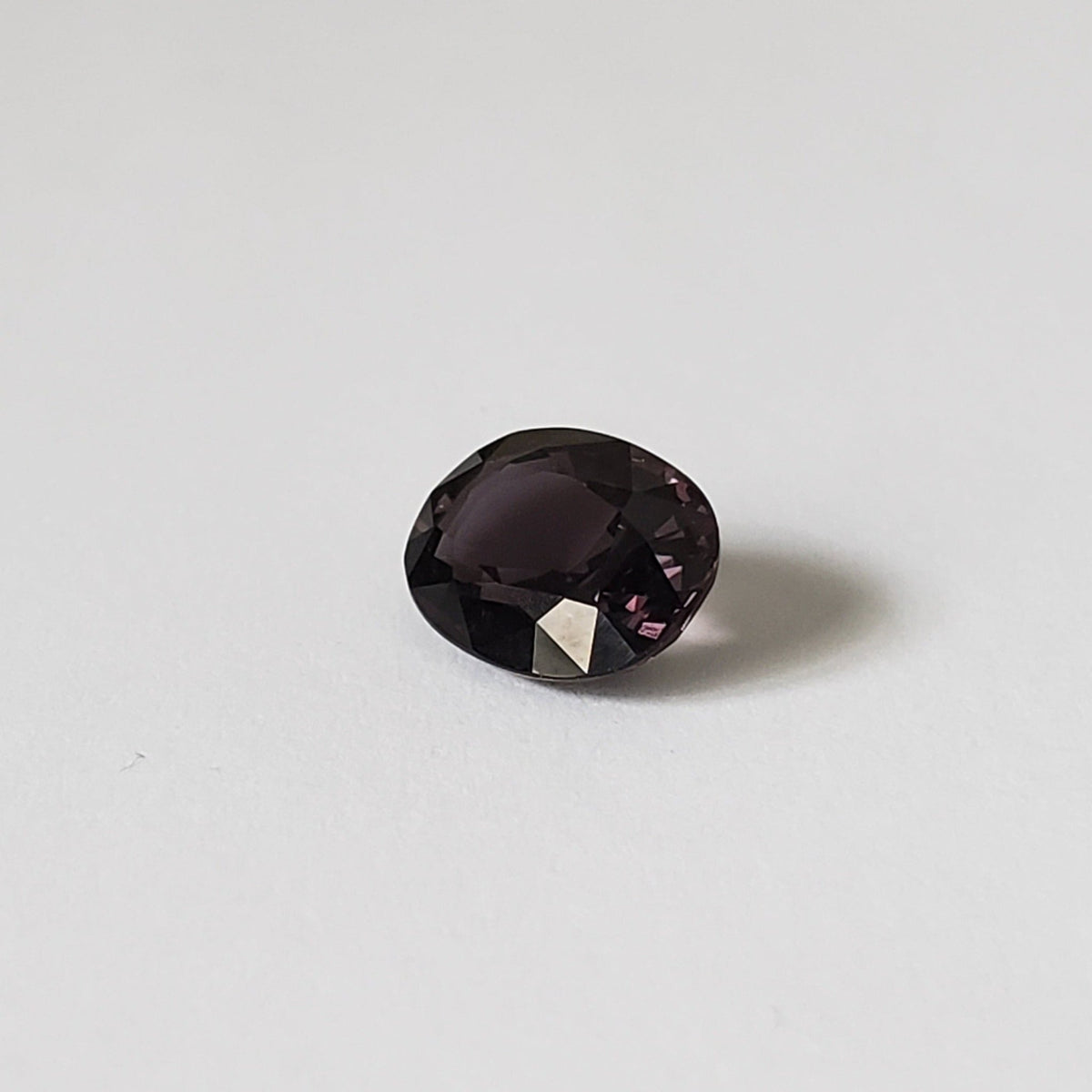  Spinel Oval Cut Deep Purple 10x7.8mm 3.0ct 