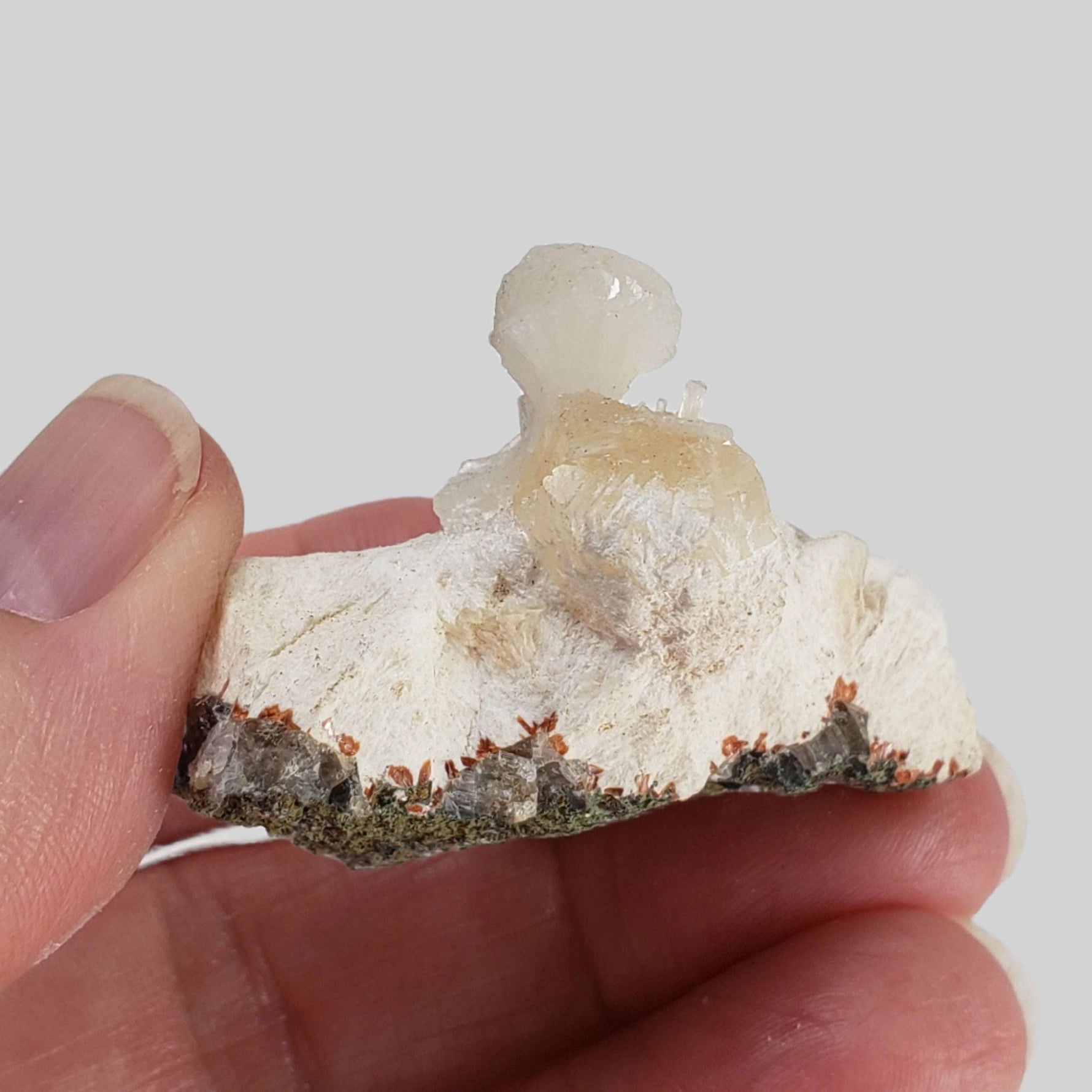   Stilbite Crystal on Matrix | 18 grams | India 