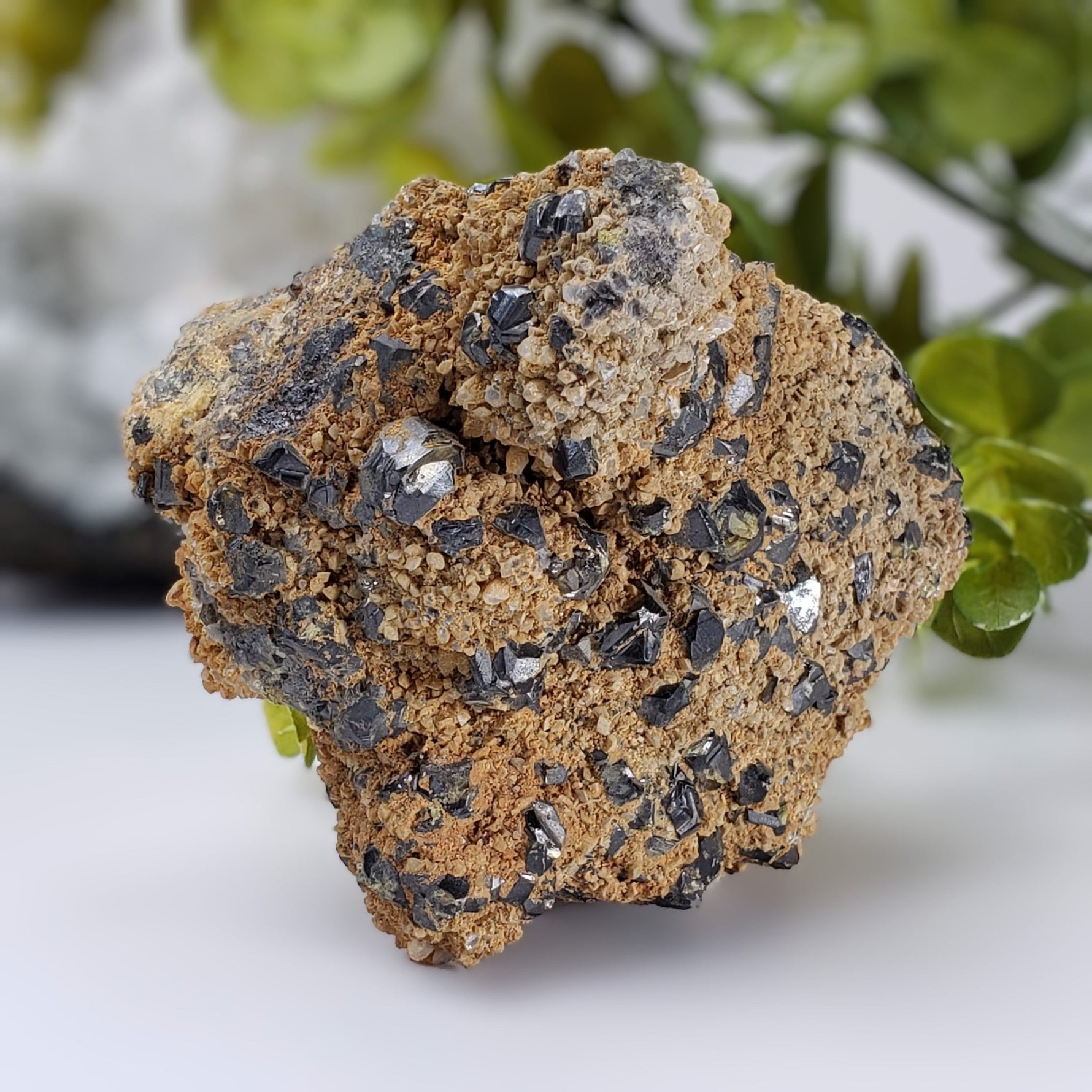 Tetrahedrite, Sphalerite, Calcite and Siderite | Terminated Crystal Cluster | 670 Grams | Huaron Mine, Peru