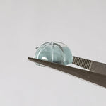 Topaz Ball Shape | Round Laser Cut | Pale Blue | 12mm