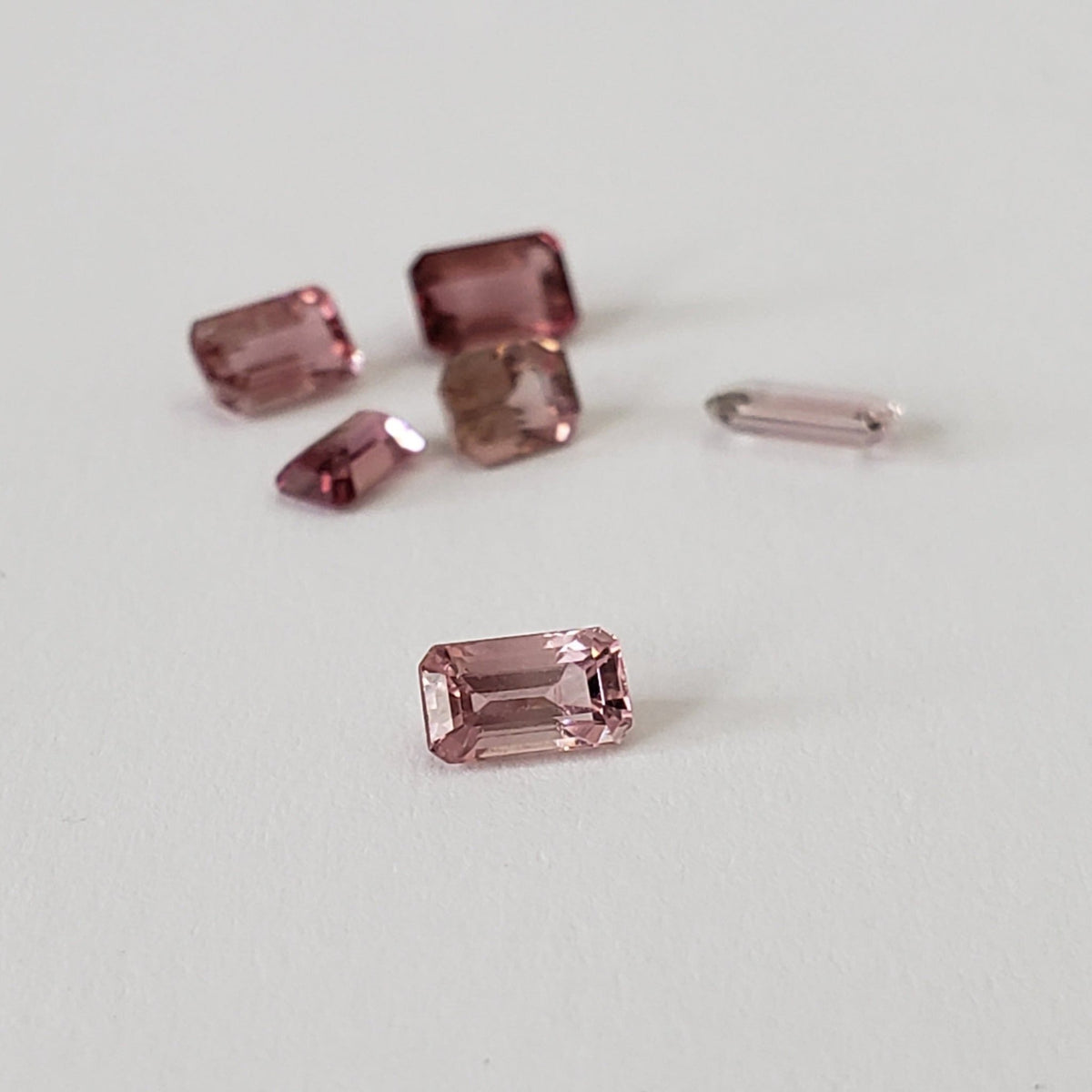 Tourmaline | 6 Piece Lot | Octagon Cut | Pink | 2.2tcw