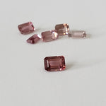 Tourmaline | 6 Piece Lot | Octagon Cut | Pink | 2.2tcw