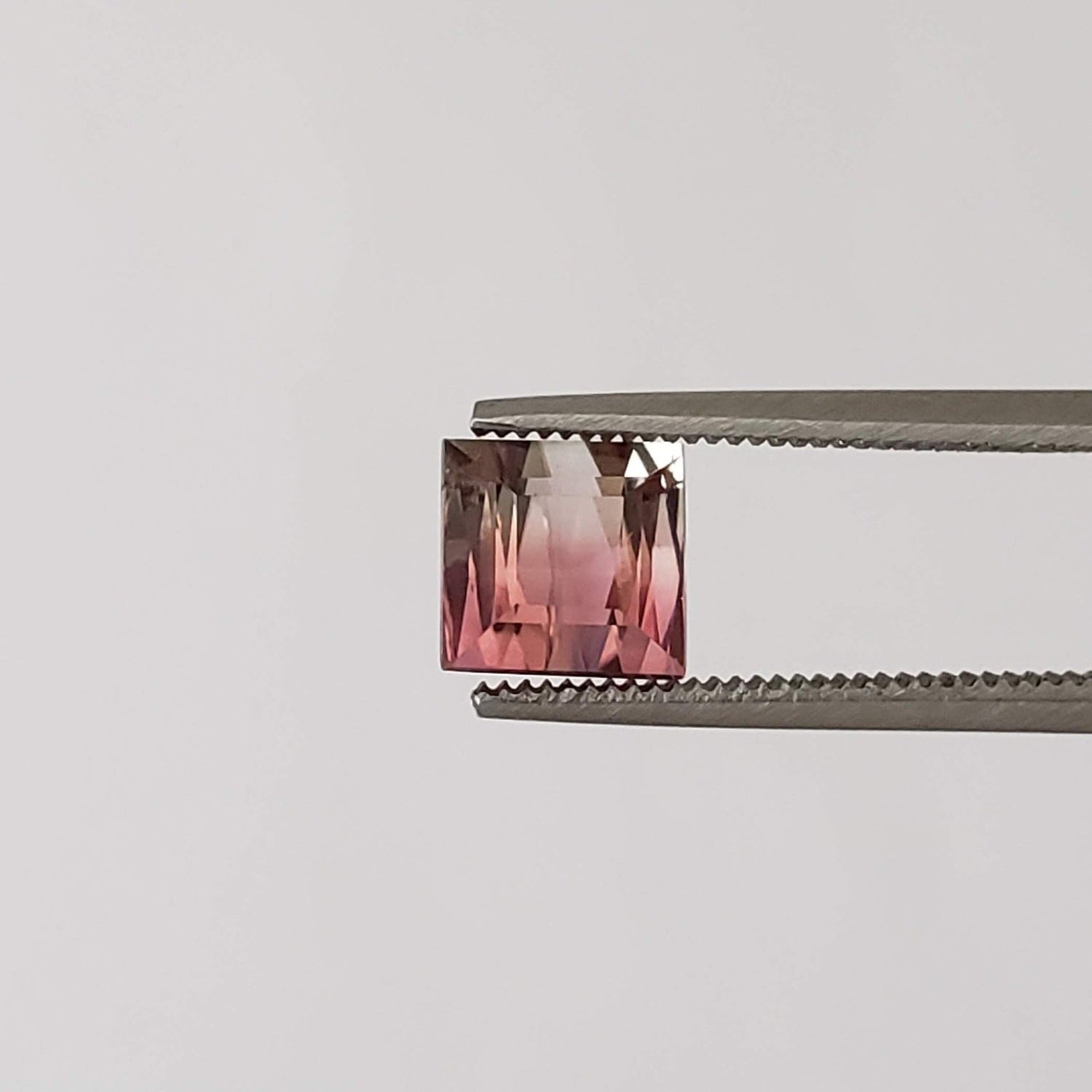 Tourmaline | Square Cut | Pink-Green Bi-color | 5.9mm 1.7ct