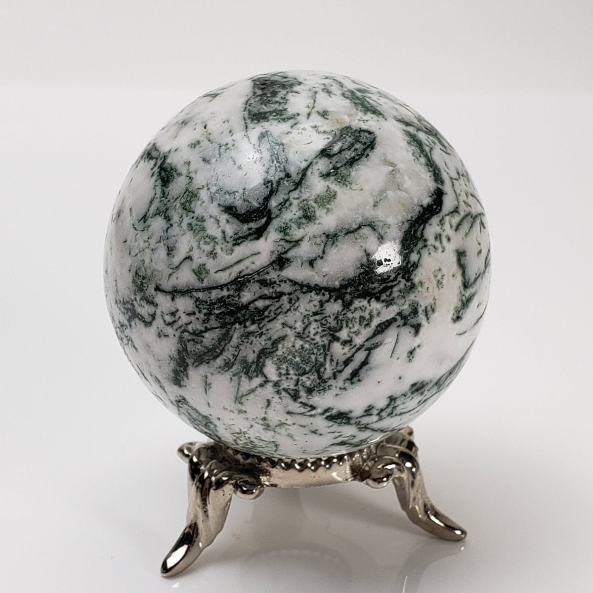   Tree Agate Sphere | 48 mm, 1.9 inches | 145 grams 