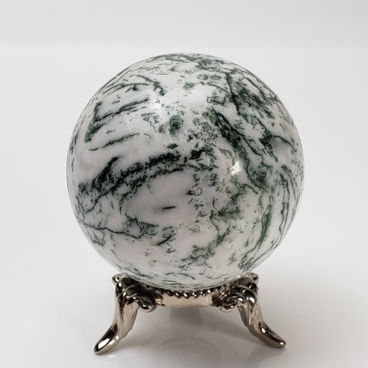   Tree Agate Sphere | 48 mm, 1.9 inches | 145 grams 