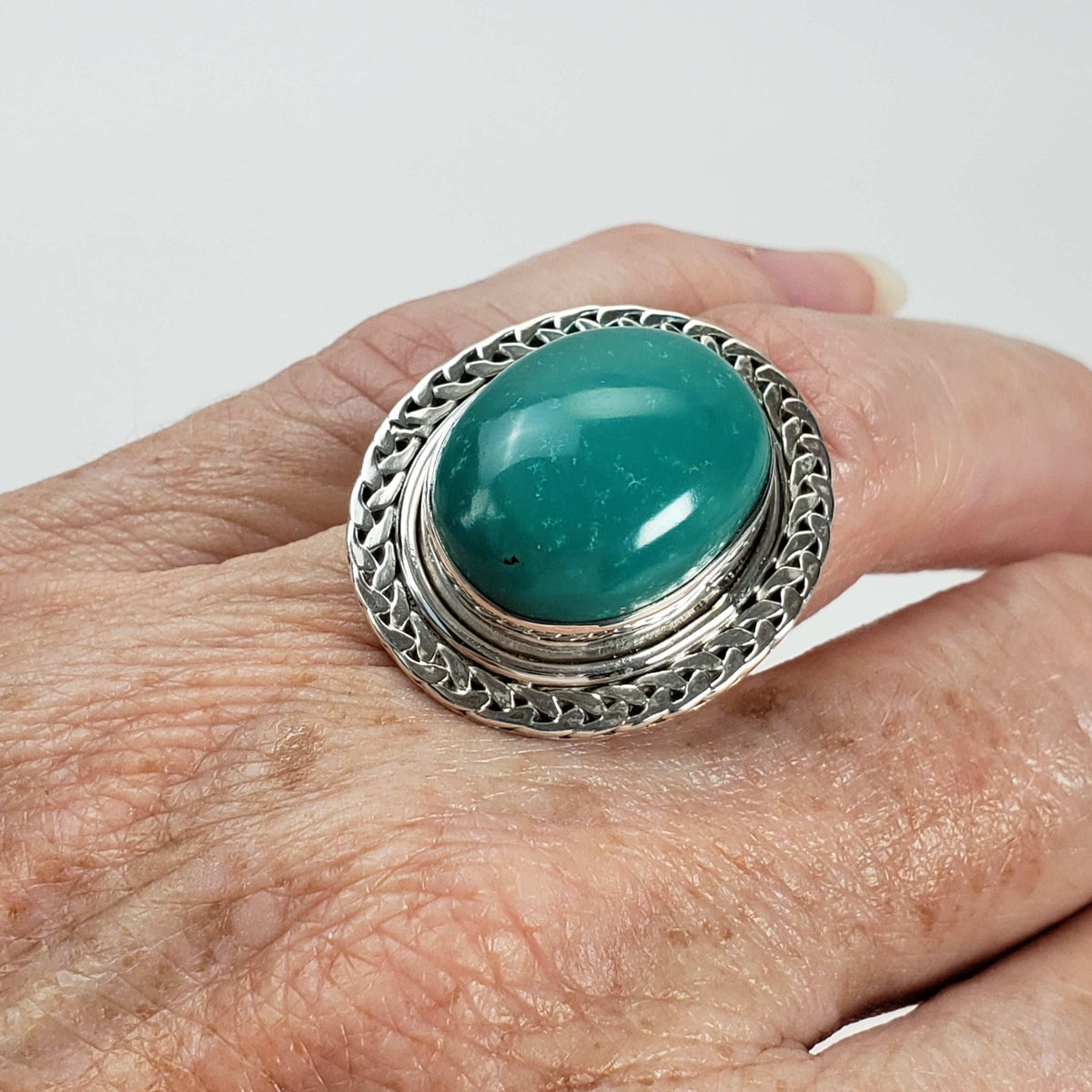   Turquoise Ring | 925 Sterling Silver | Size 7 