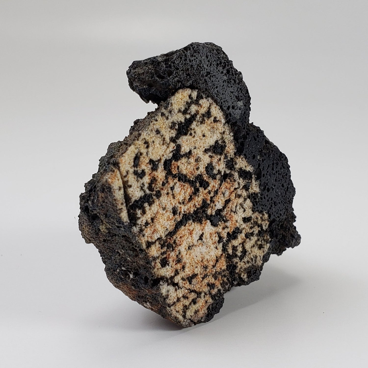 Volcanic Bomb | Lava Coated Crystal | 40.4 gr | Mortlake, Victoria, Australia