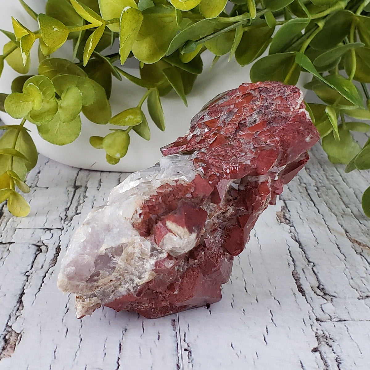  Rare Red Amethyst Cluster 407 Grams Mineral Crystal Thunder Bay, Ontario, Canada 