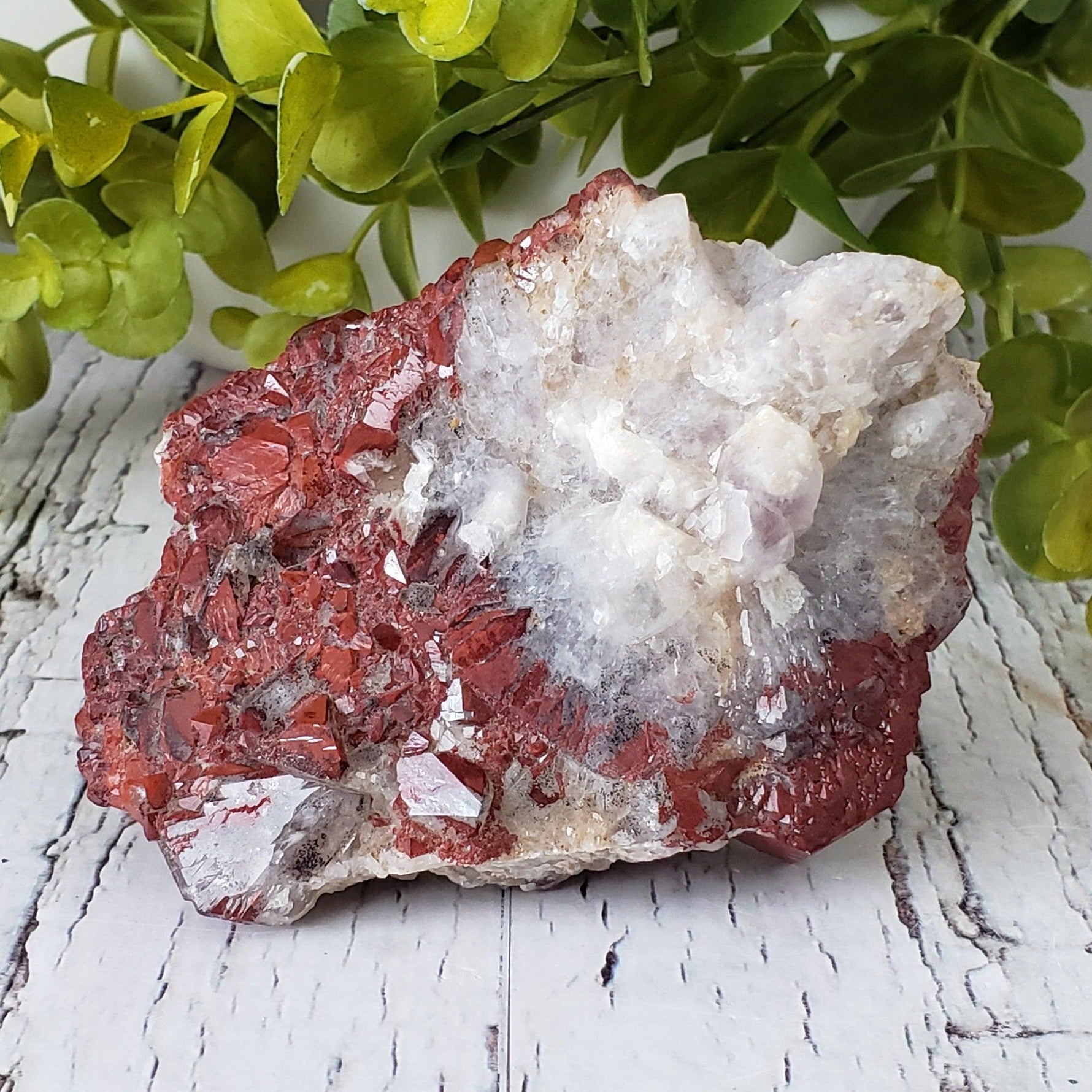 Rare Red Amethyst Cluster 407 Grams Mineral Crystal Thunder Bay, Ontario, Canada SO24