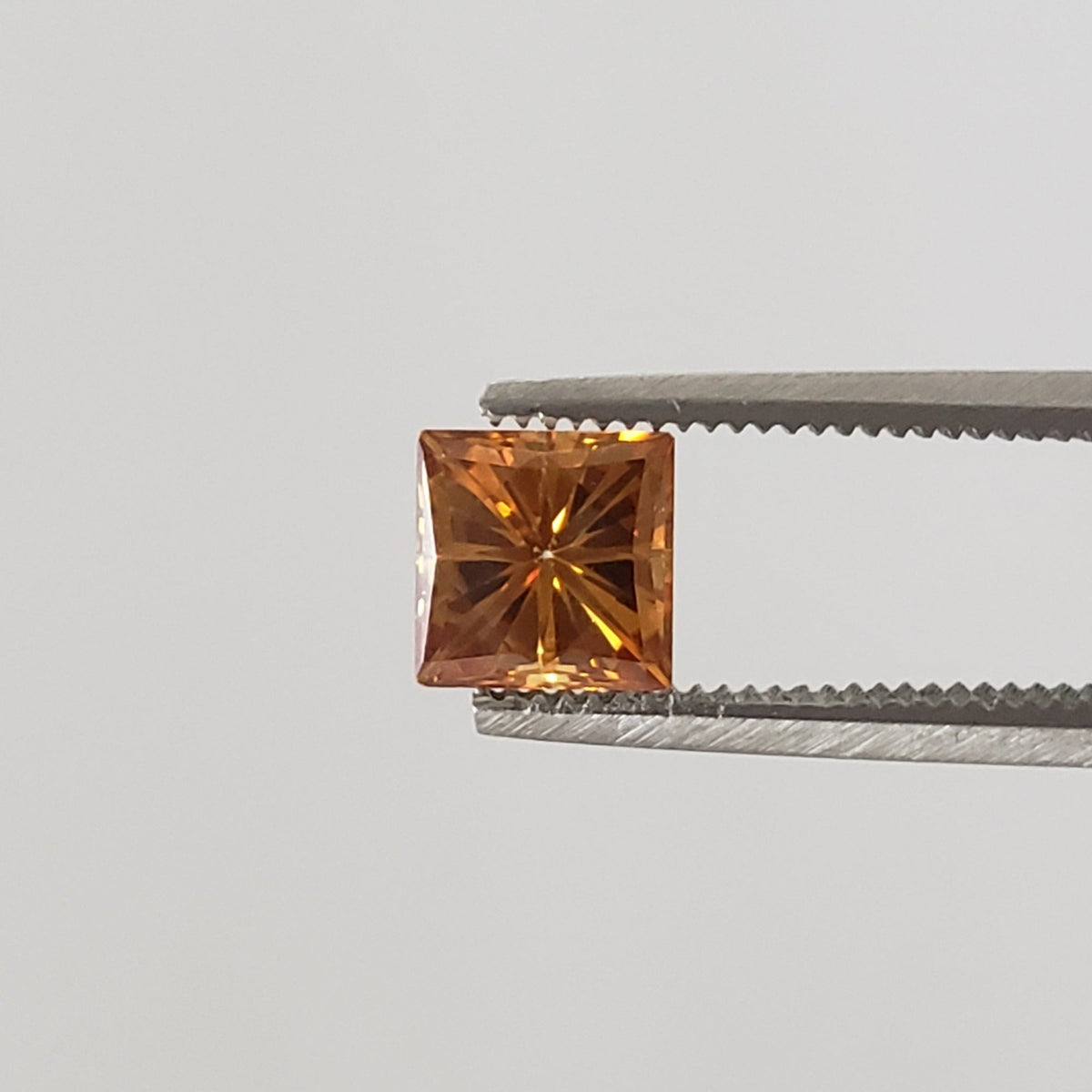  Moissanite | Princess Cut | Cognac | 5mm  