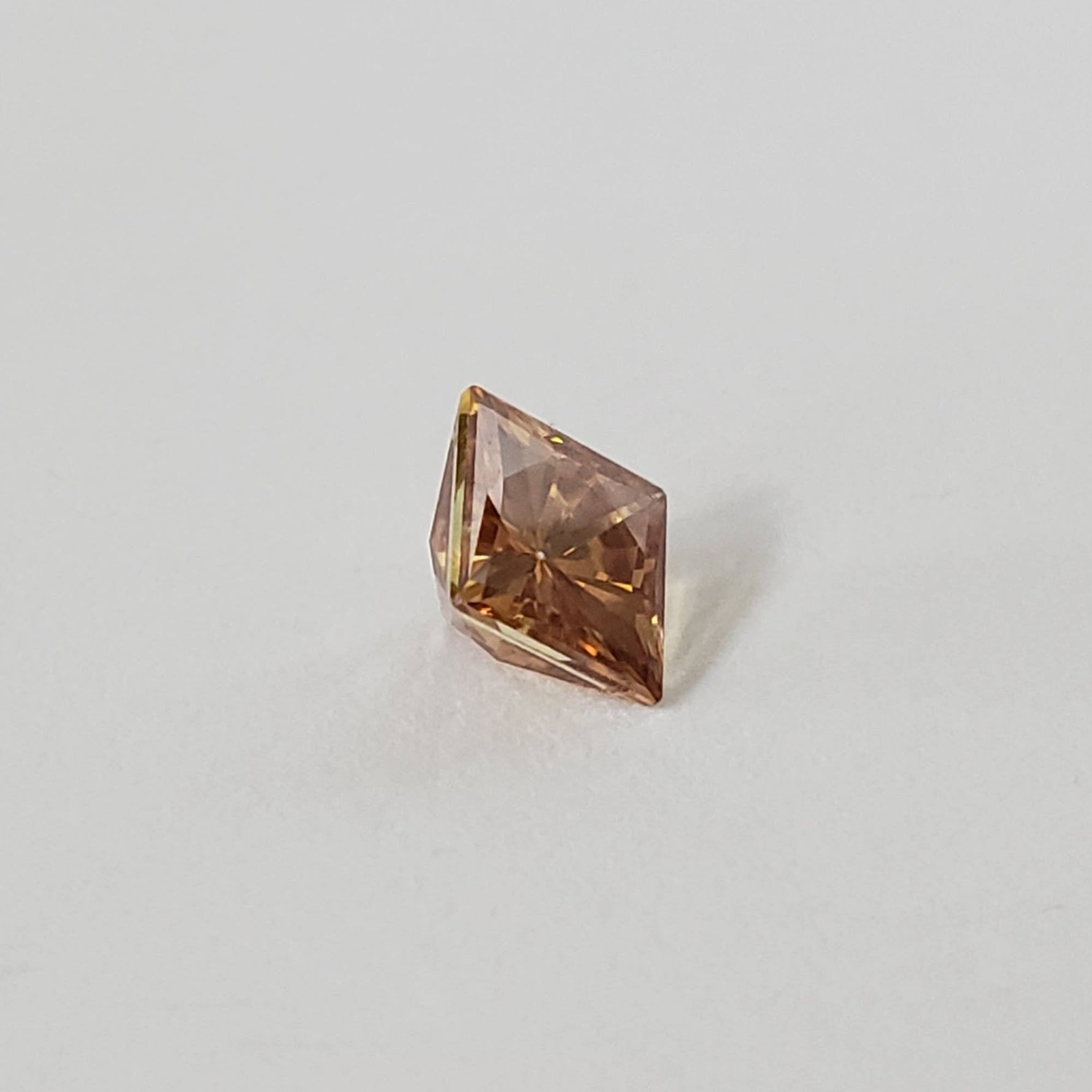  Moissanite | Princess Cut | Cognac | 5mm  