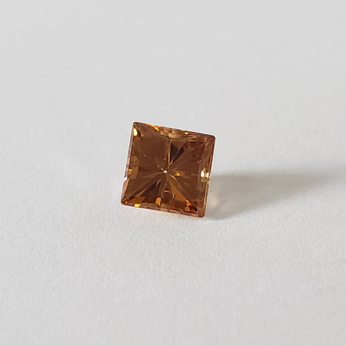  Moissanite | Princess Cut | Cognac | 5mm  