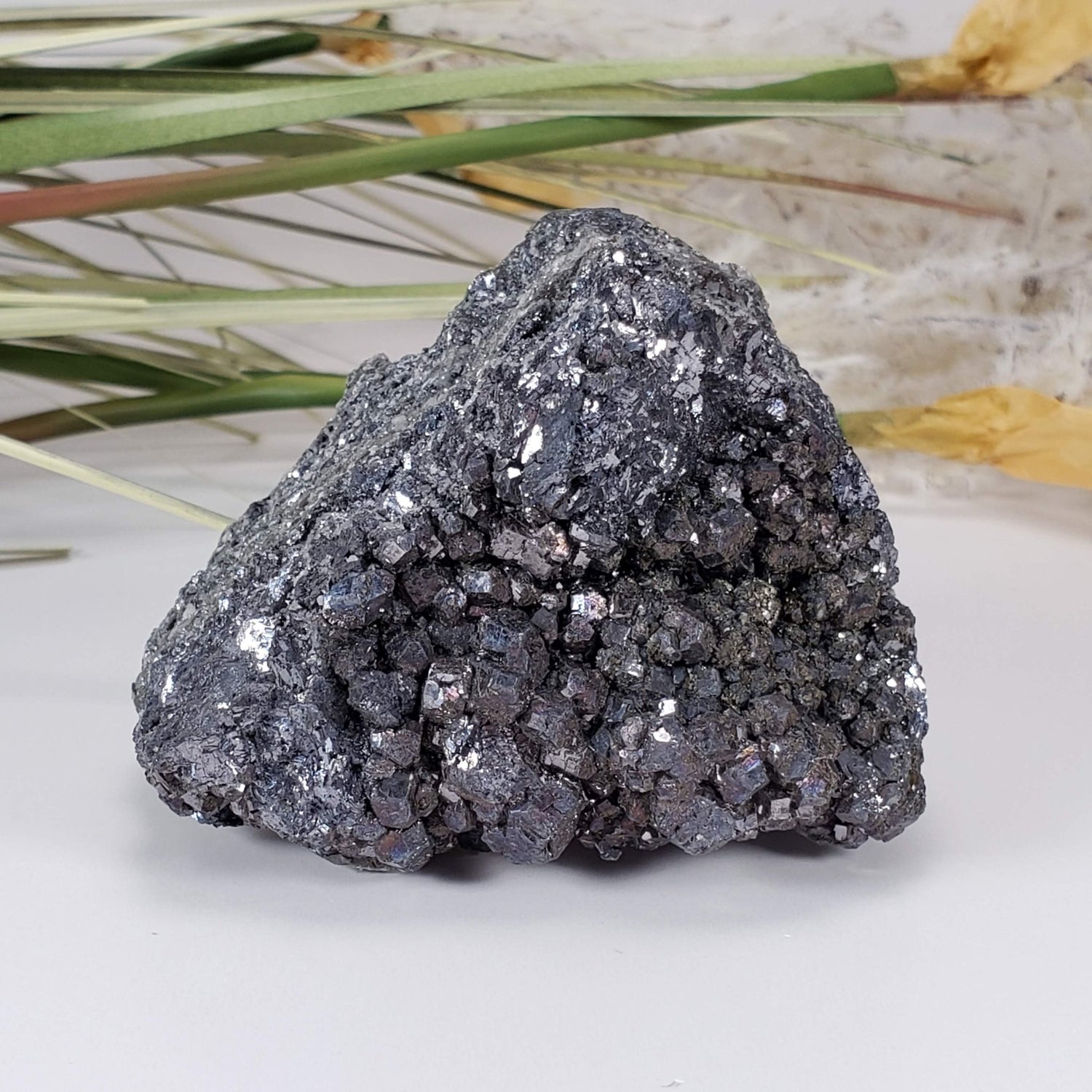 Galena Crystal Cluster | Octahedron Shape | 459.1 grams | Illinois