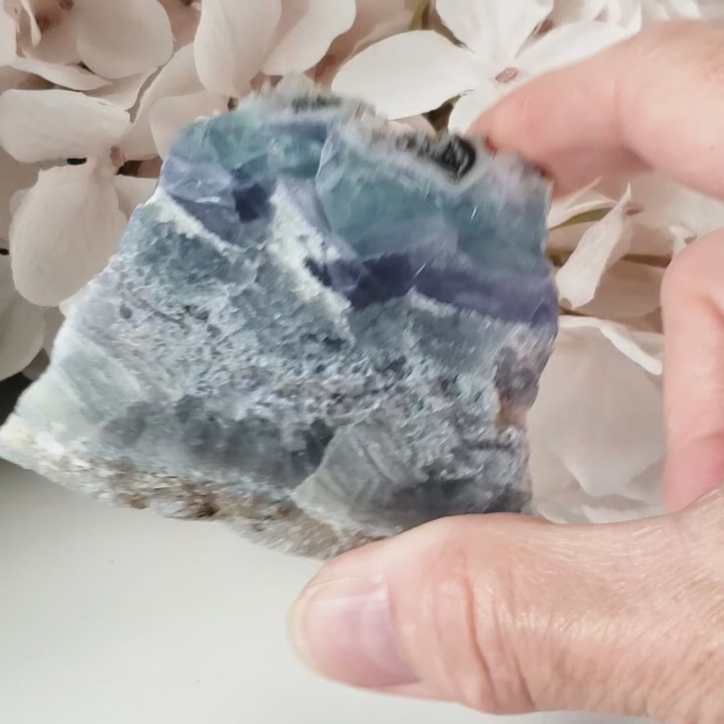 Rainbow Fluorite Slab | Double Sided | Self Standing | 150 grams | Mexico