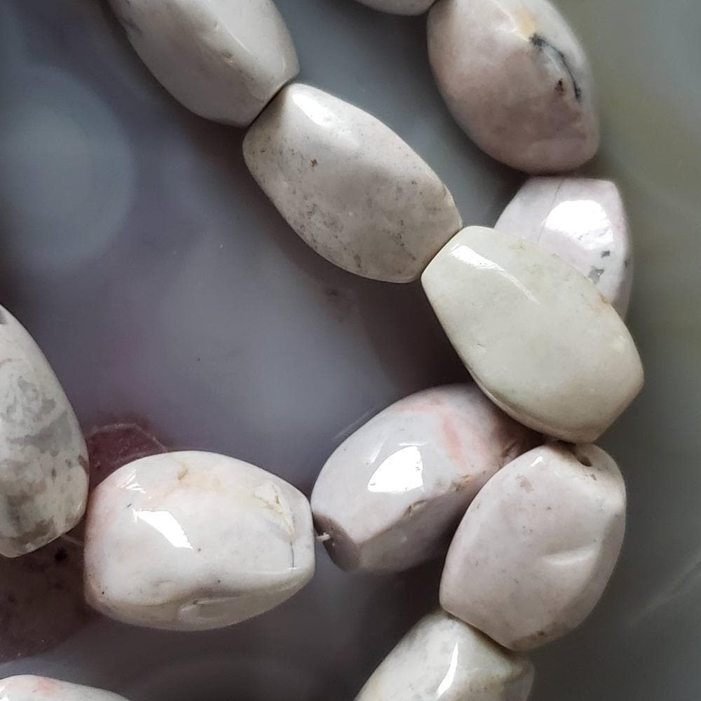  Agate Beads | 40 cm, 15 inch Strand | Oblong | Multicolored 1