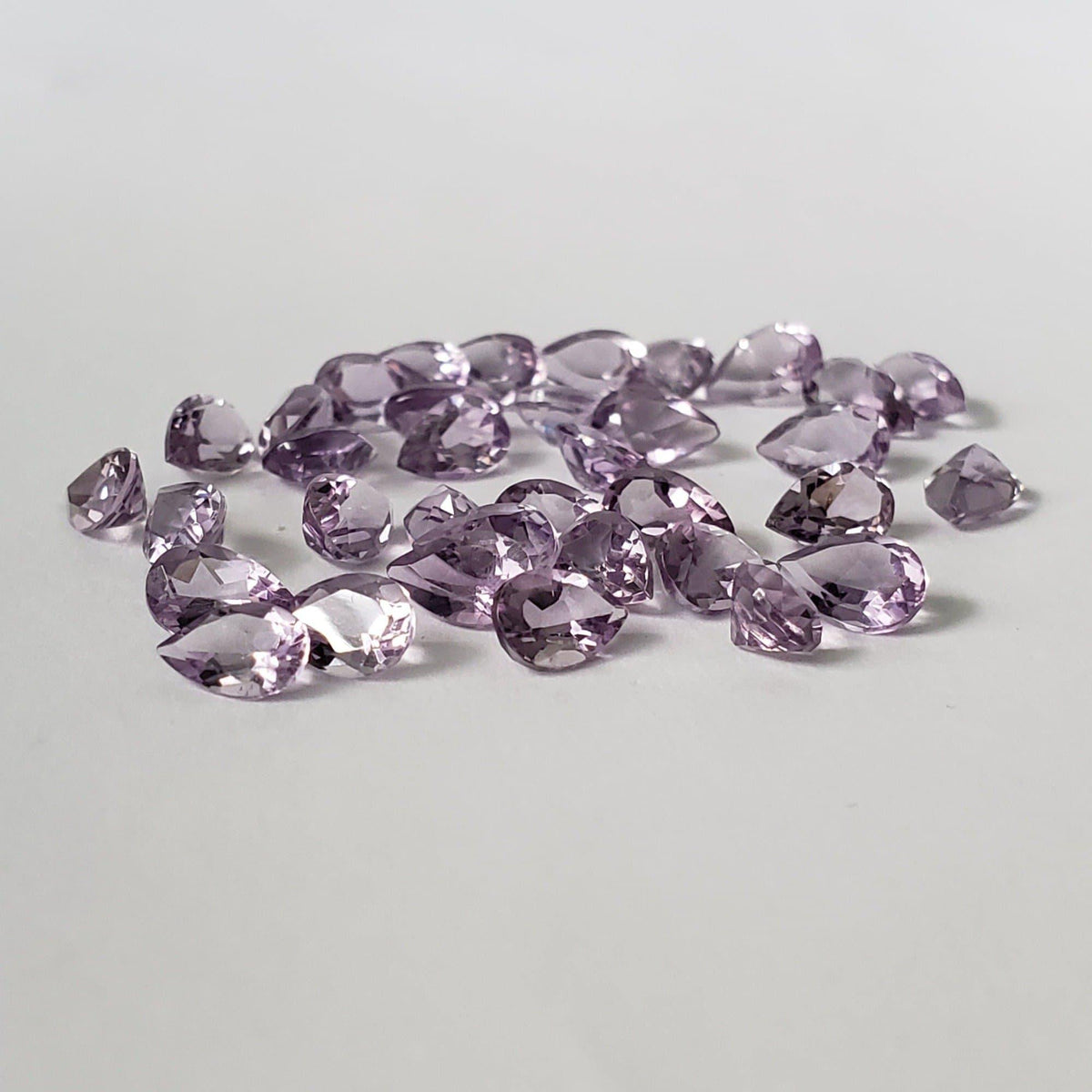  Amethyst | Pear Shape Cut | Bright Purple | 6x4mm 2