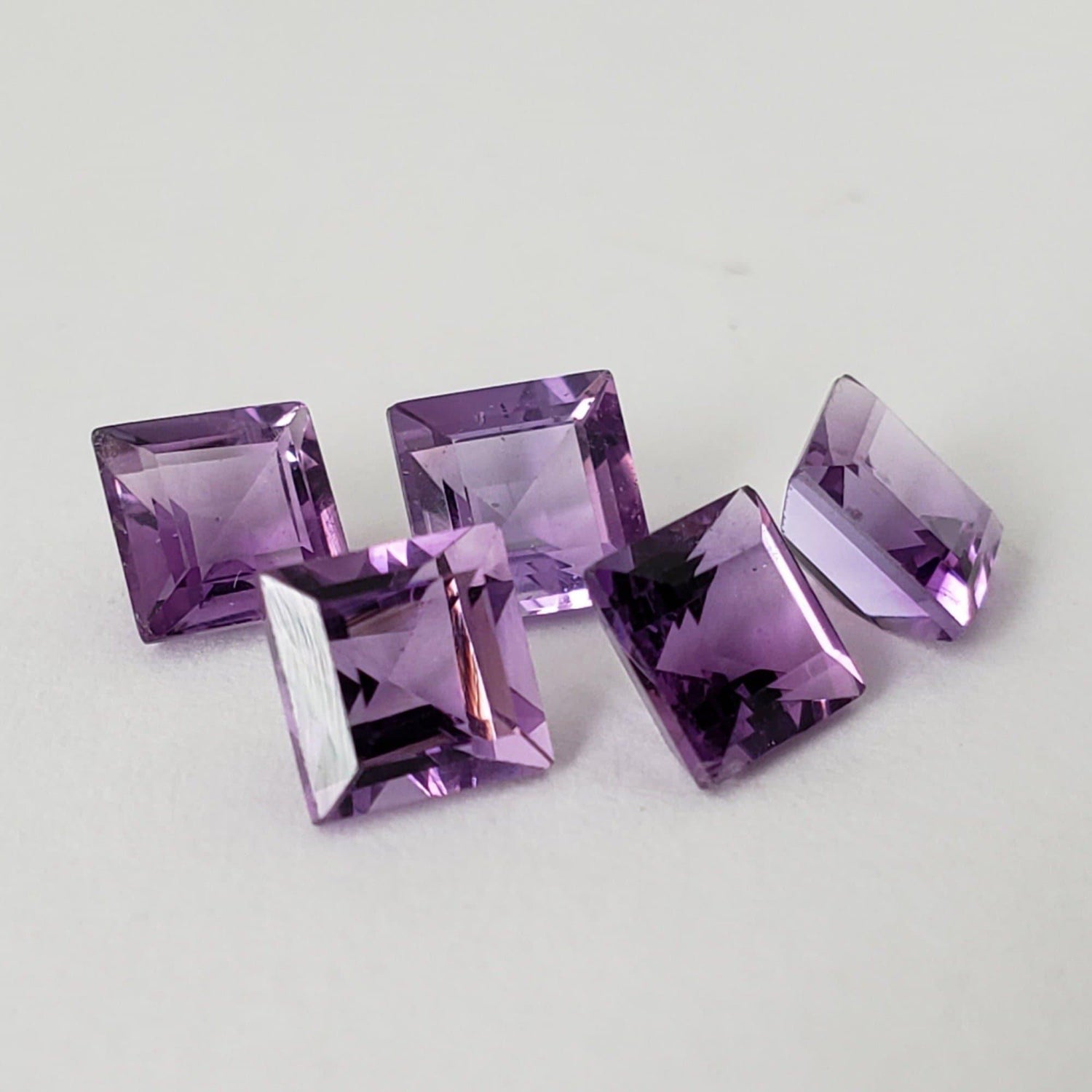   Amethyst | Square Cut | Purple | 5mm 