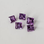   Amethyst | Square Cut | Purple | 5mm 