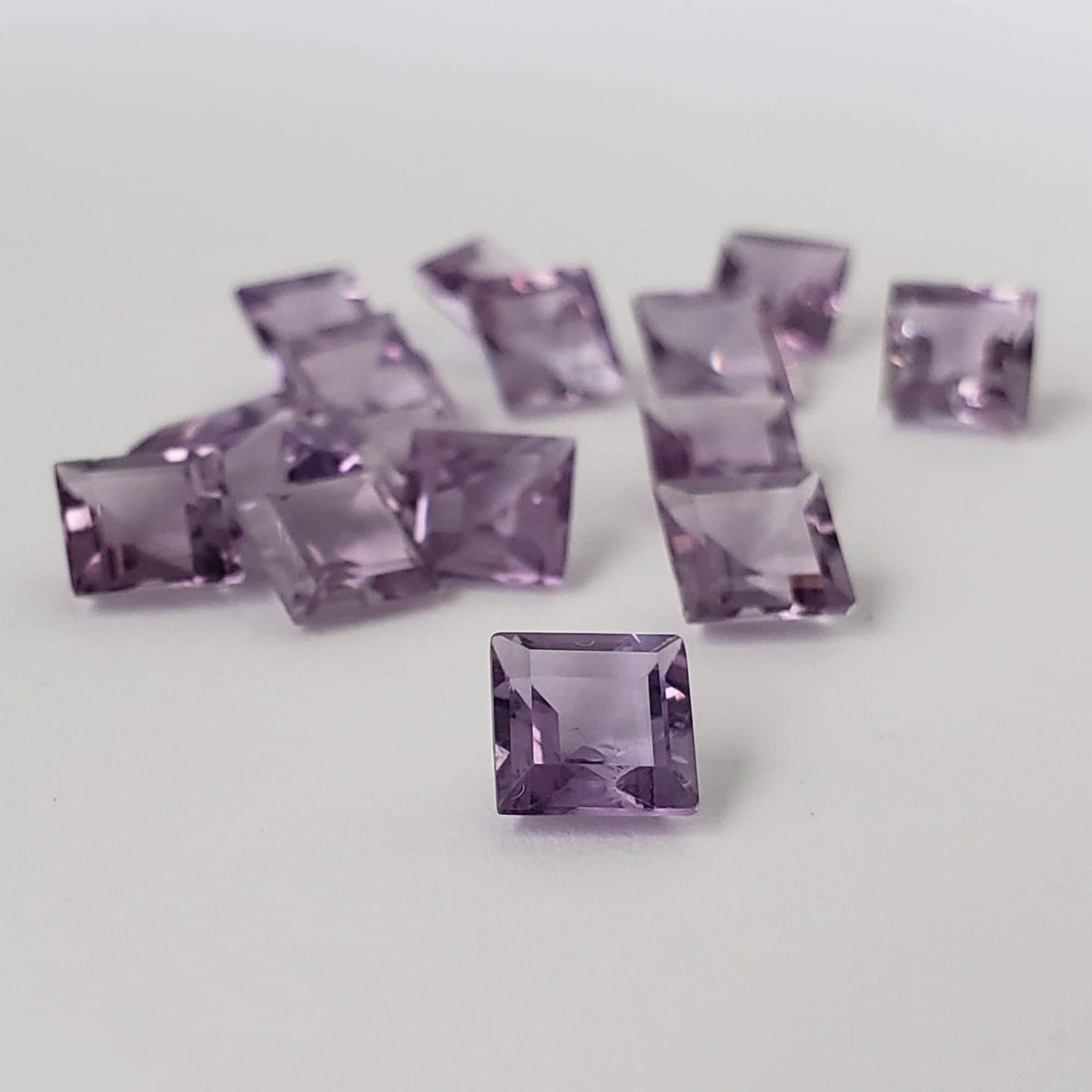  Amethyst | Square Cut | Purple | 6mm 