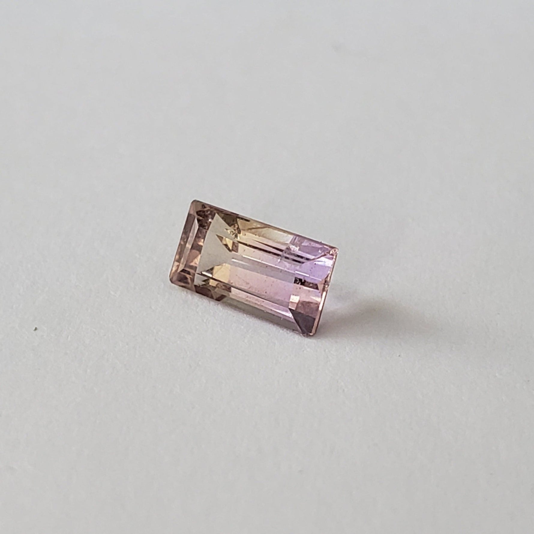  Ametrine | Octagon Cut | Purple-Yellow Bi-Color | 8.2X4.3mm 1.1ct | Brazil | SO24 