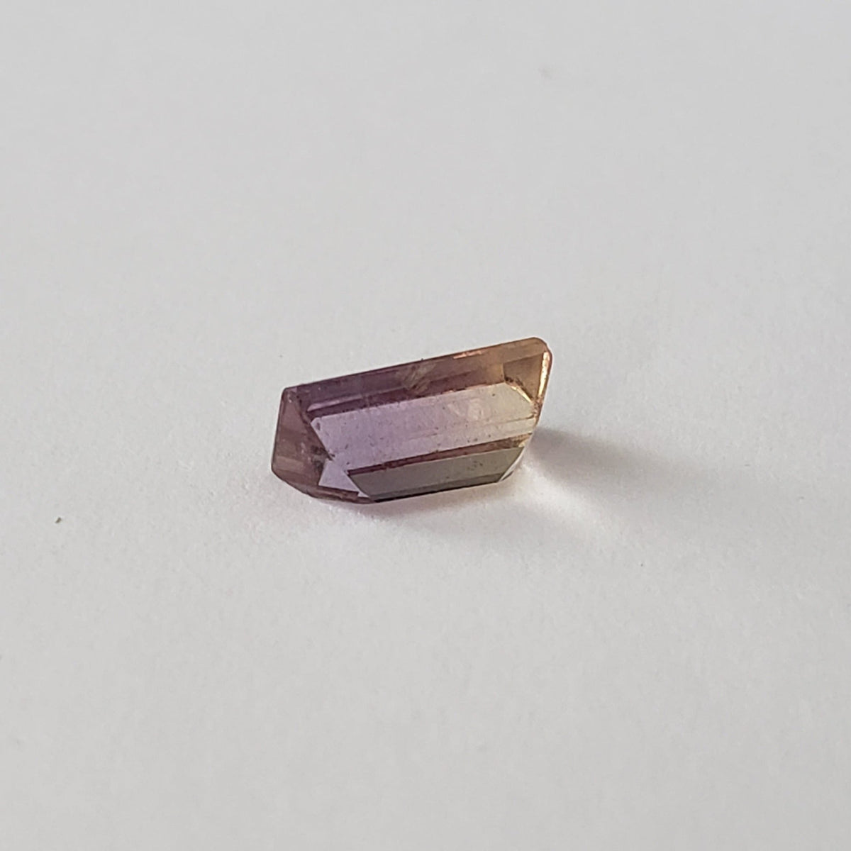 Ametrine | Octagon Cut | Purple-Yellow Bi-Color | 8.2X4.3mm 1.1ct | Brazil | SO24 3