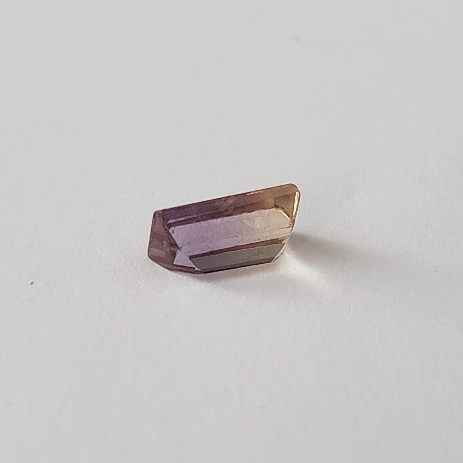  Ametrine | Octagon Cut | Purple-Yellow Bi-Color | 8.2X4.3mm 1.1ct | Brazil | SO24 3