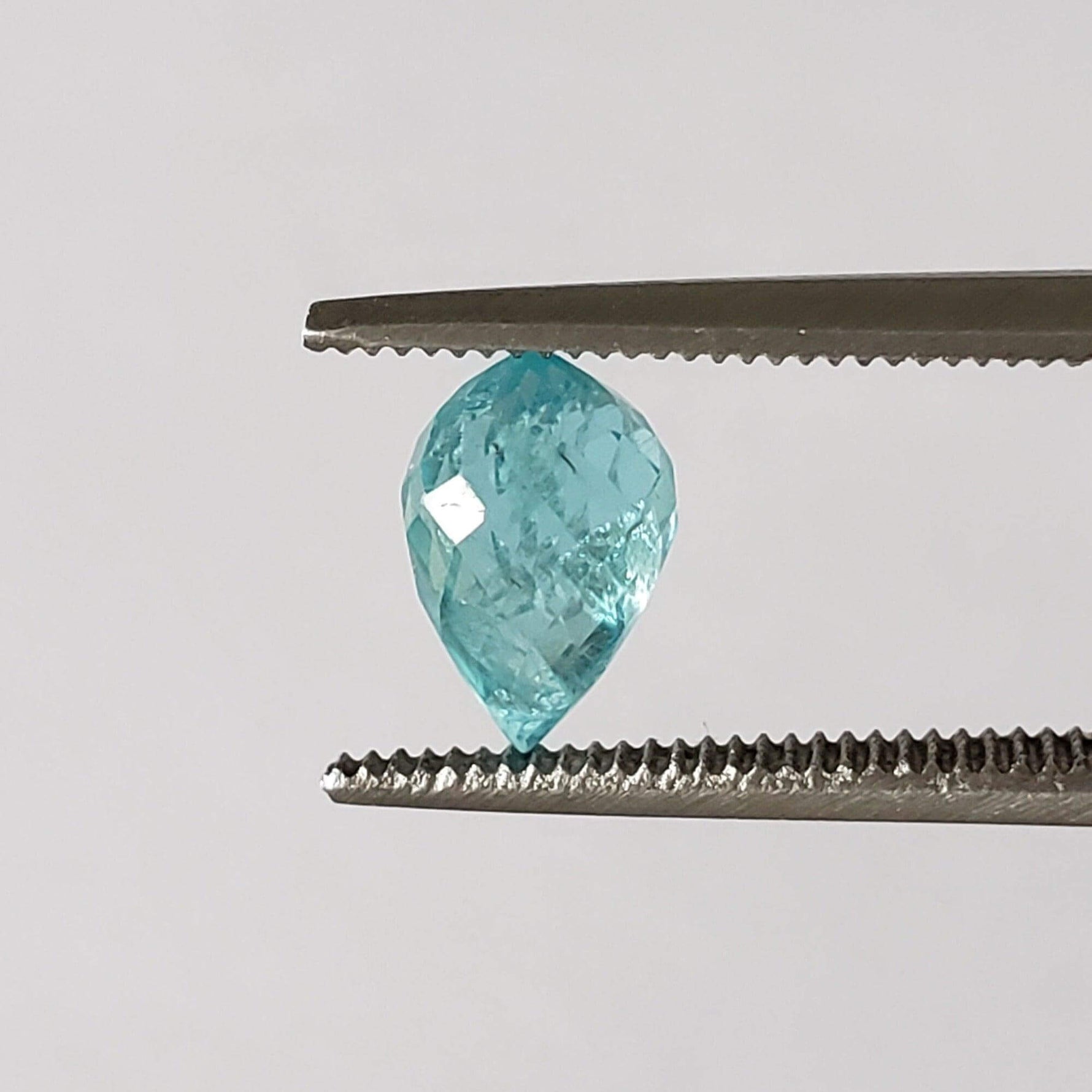  Apatite | Briolette | Neon Blue | 7.5x5mm 1.36ct | SO24 