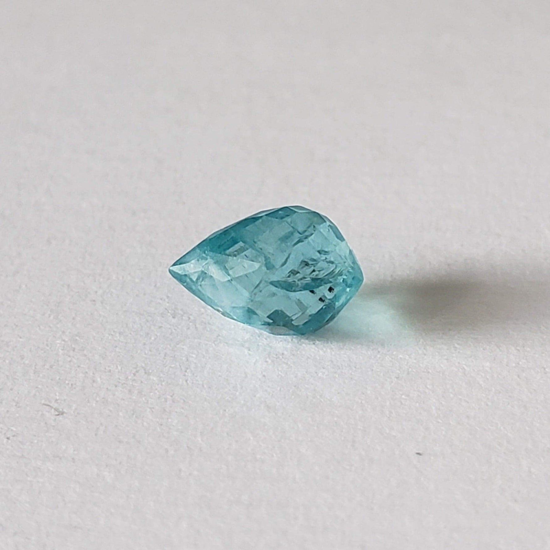  Apatite | Briolette | Neon Blue | 7.5x5mm 1.36ct | SO24 2