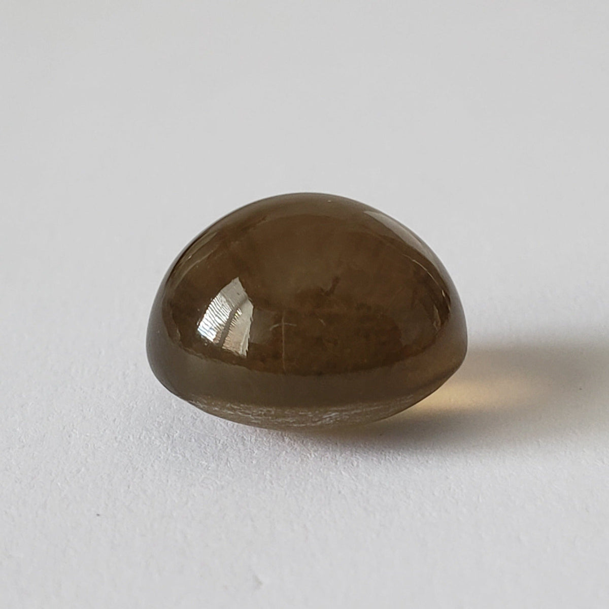  Apatite Cats Eye | Oval Cabochon | Olive Green | 14x13mm 4