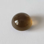  Apatite Cats Eye | Oval Cabochon | Olive Green | 14x13mm 3