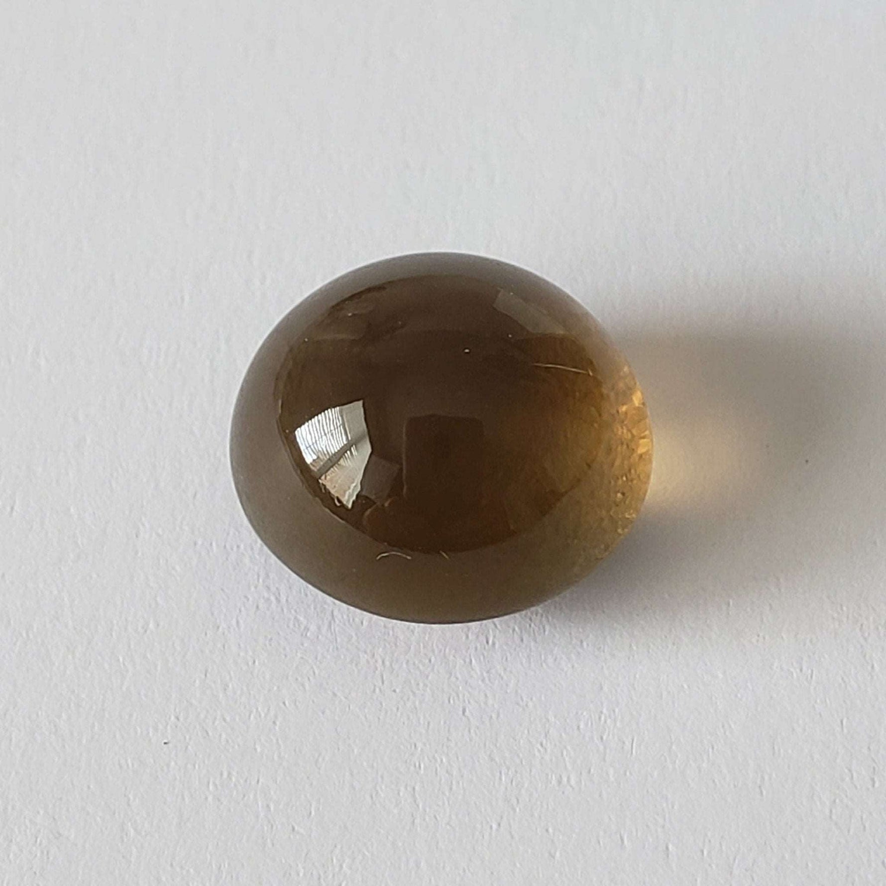  Apatite Cats Eye | Oval Cabochon | Olive Green | 14x13mm 3
