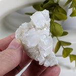  Apophyllite Crystal on Prehnite Cluster | 68 grams | Mumbai, India 9