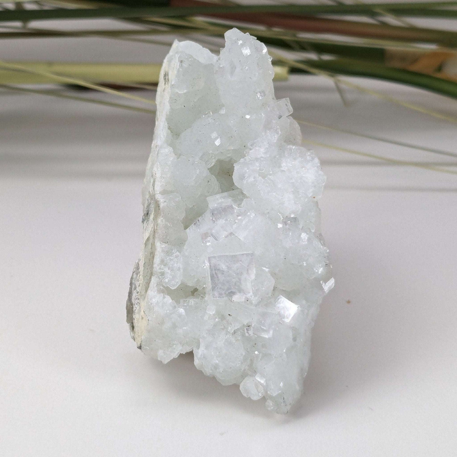  Apophyllite and Prehnite Cluster Crystal | 104 grams | Mumbai, India SO24 2