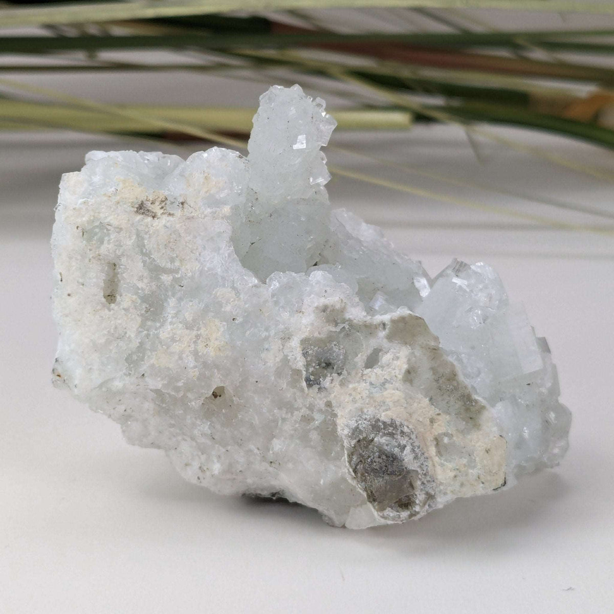  Apophyllite and Prehnite Cluster Crystal | 104 grams | Mumbai, India SO24 3