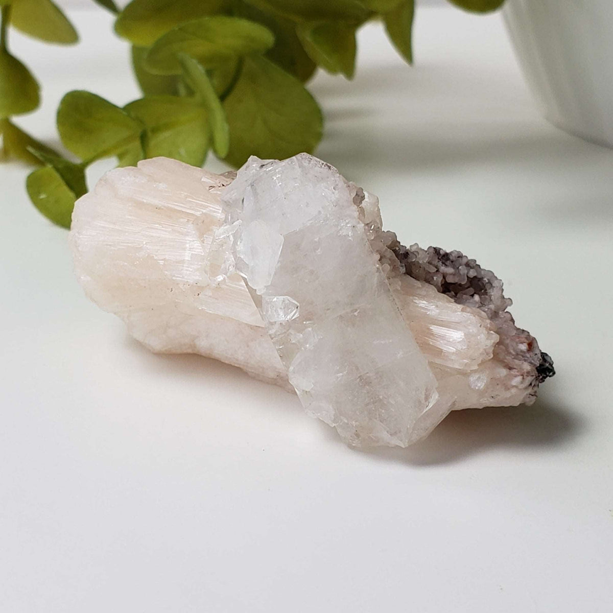  Apophyllite on Stilbite Crystal | 42.4 grams | Jalgaon, India | SO24 