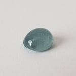  Aquamarine Cats Eye | Oval Cabochon | Light Grayish Blue | 11.6x9.7mm 5.0ct | SO24 2