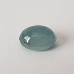  Aquamarine Cats Eye | Oval Cabochon | Light Grayish Blue | 11.6x9.7mm 5.0ct | SO24 6