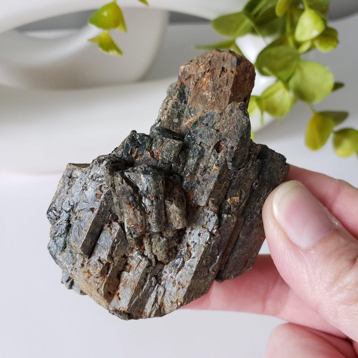  Augite Crystals Cluster | 196 grams | Lake Clear, Ontario, Canada | SO24 6