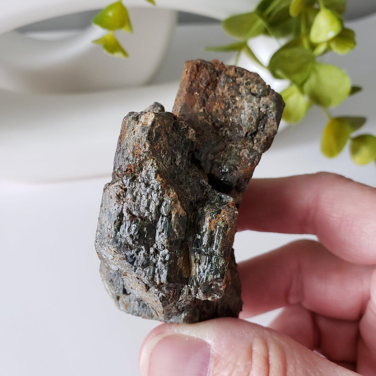  Augite Crystals Cluster | 196 grams | Lake Clear, Ontario, Canada | SO24 8