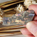  Authentic Labradorite Natural Rainbow Unpolished Stone Slice Mineral 12.6 Gr, Labrador Canada | SO24 2