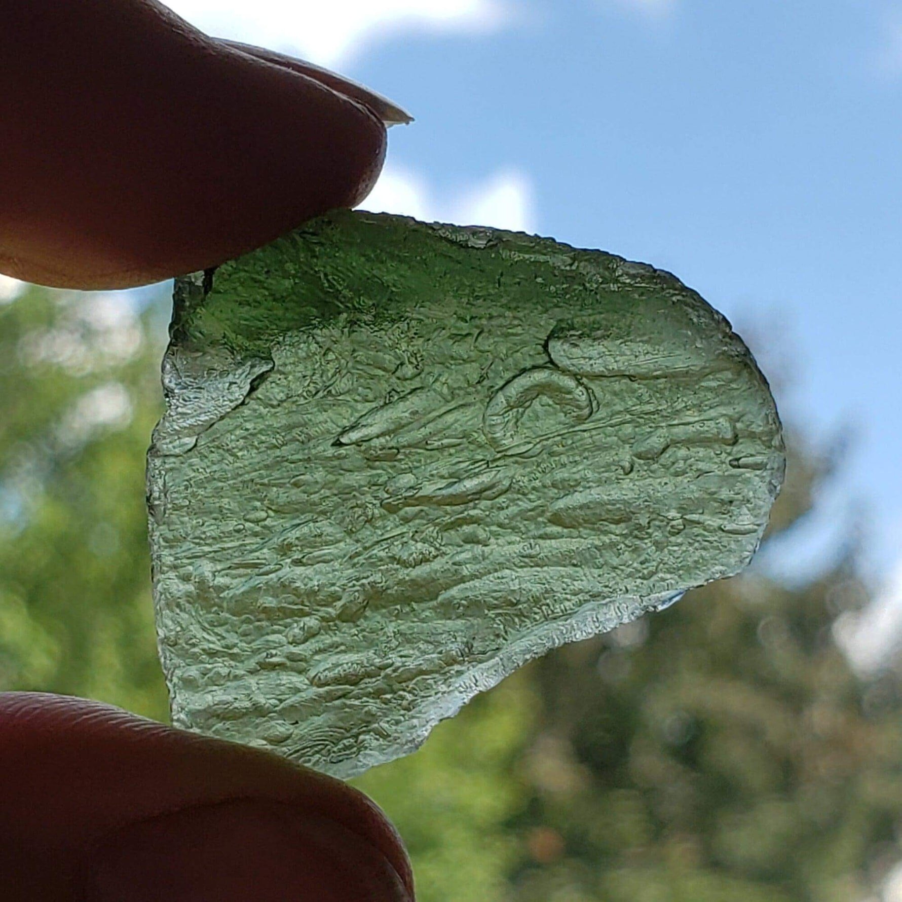  Authentic Moldavite | 7.18 Grams 35.9 Ct. | Impactite Melt Glass | Chlum Region, Czech Republic | SO24 5