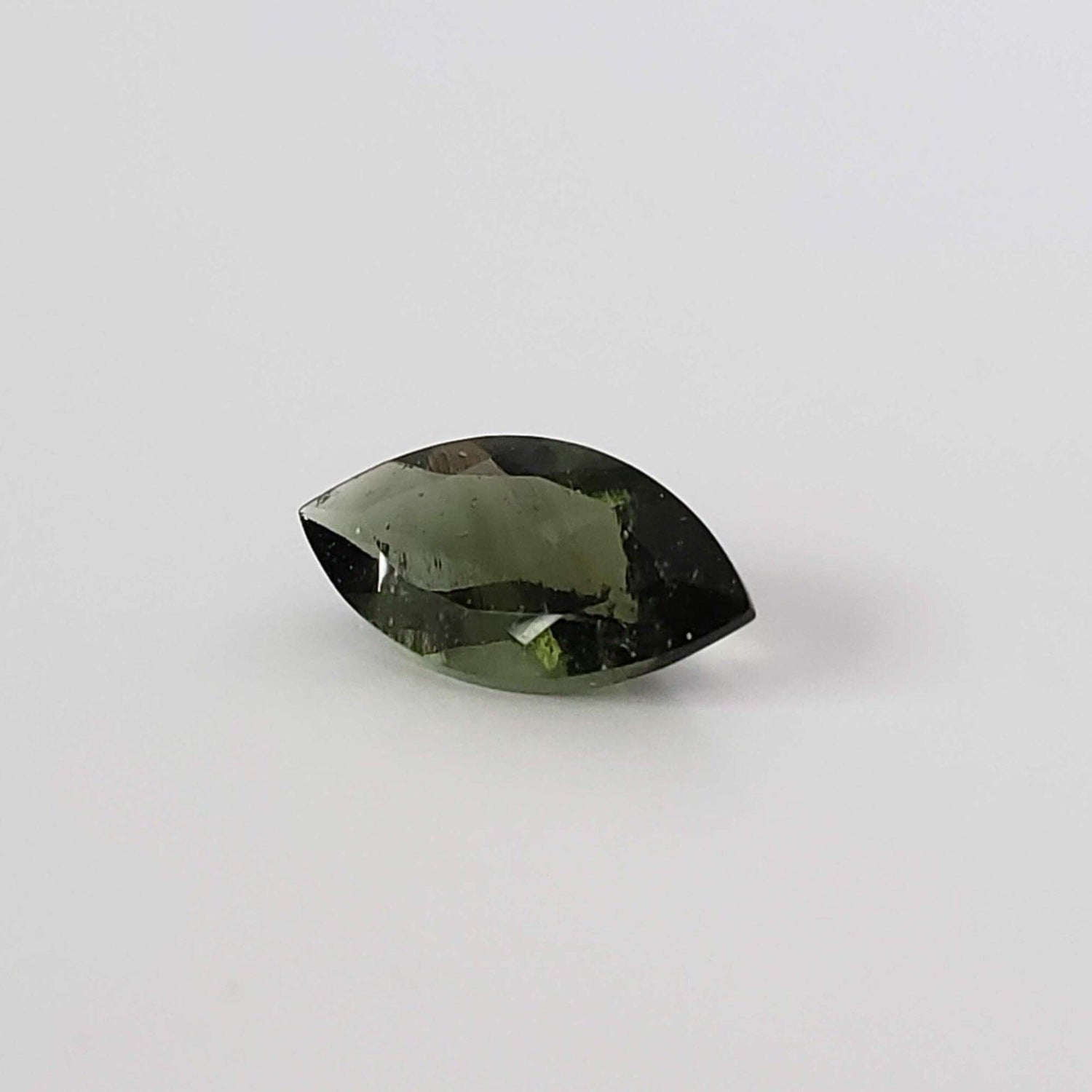  Authentic Moldavite | Marquise Cut | 14x7mm, 2.15ct | Chlum Region, Czech Republic 1