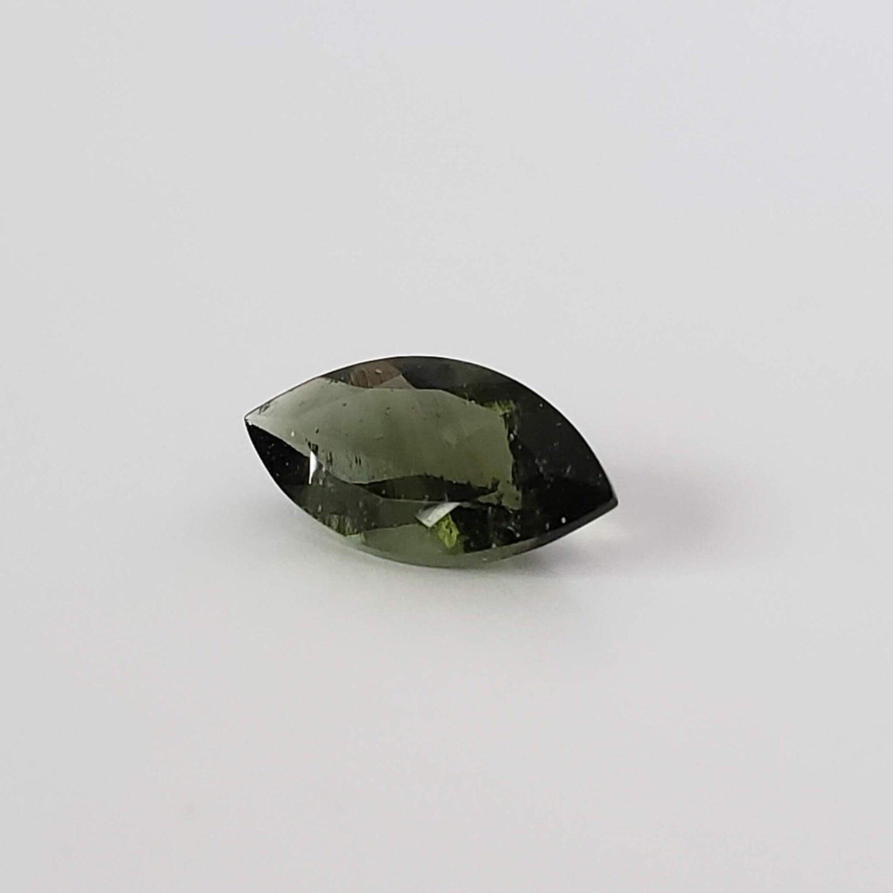  Authentic Moldavite | Marquise Cut | 14x7mm, 2.15ct | Chlum Region, Czech Republic 1