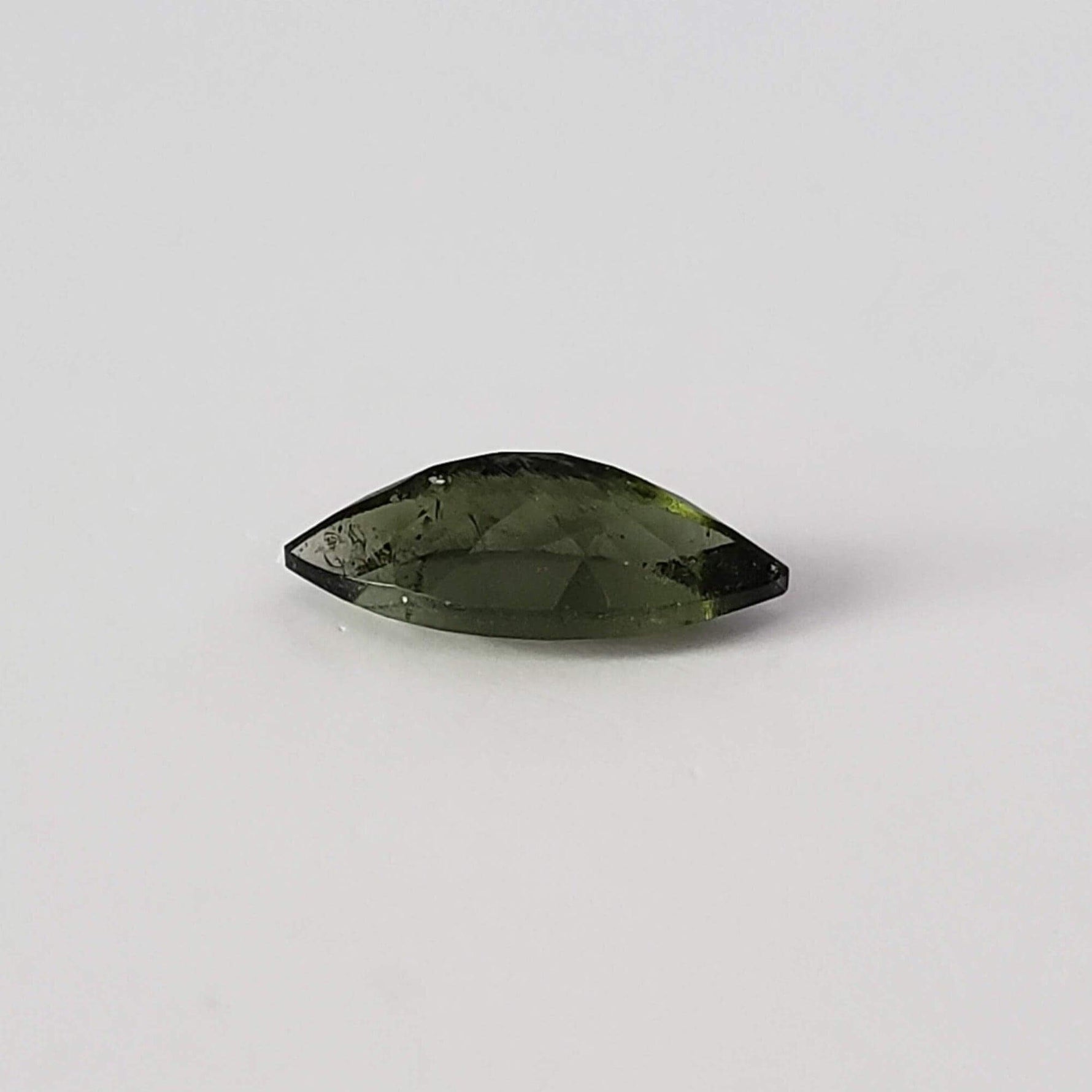  Authentic Moldavite | Marquise Cut | 14x7mm, 2.15ct | Chlum Region, Czech Republic 6