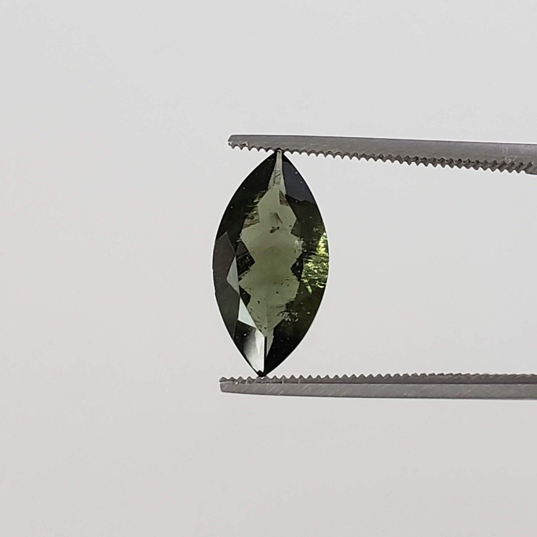  Authentic Moldavite | Marquise Cut | 14x7mm, 2.15ct | Chlum Region, Czech Republic 7