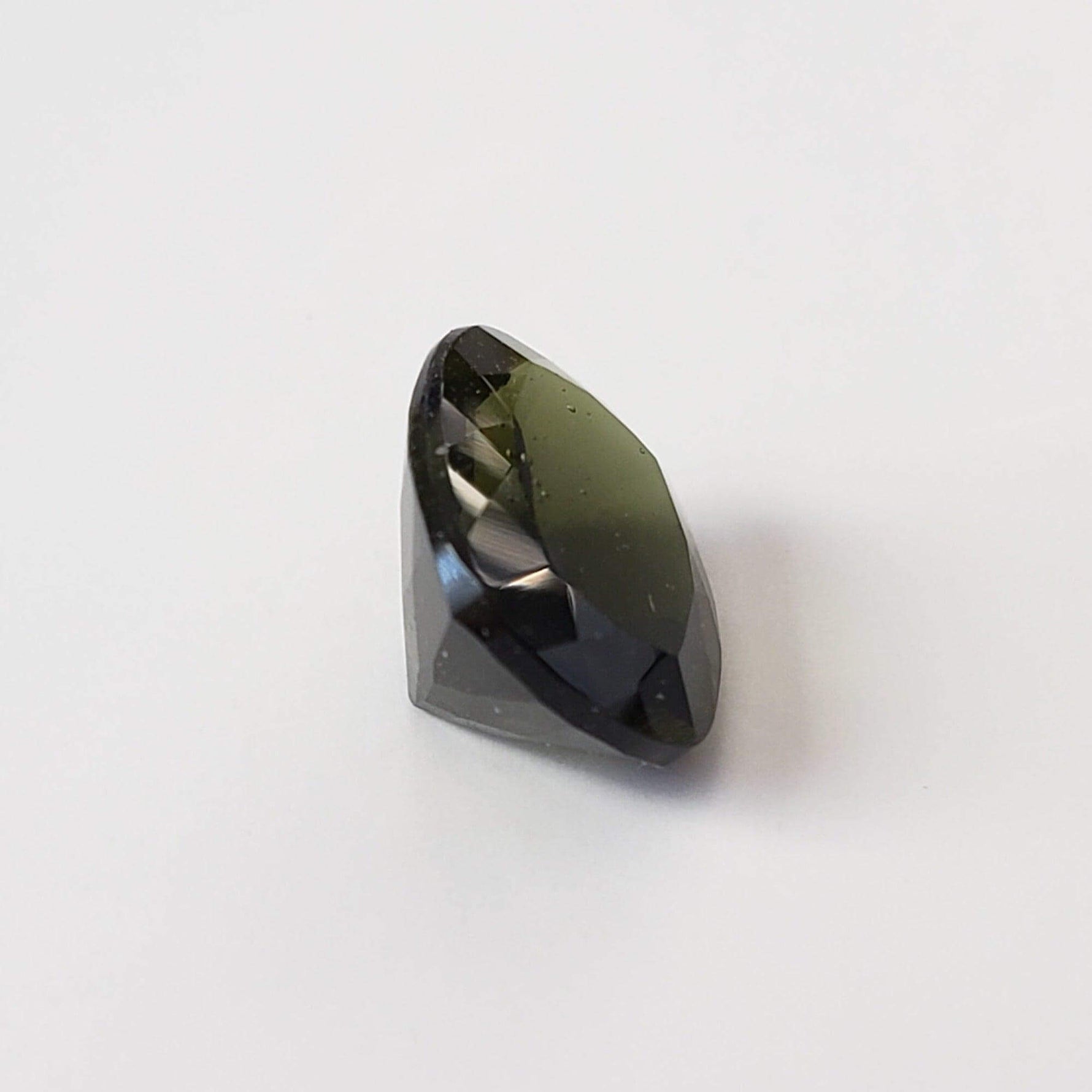  Authentic Moldavite | Octagon Cushion Cut | 10x8mm | Chlum Region, Czech Republic | SO24 6